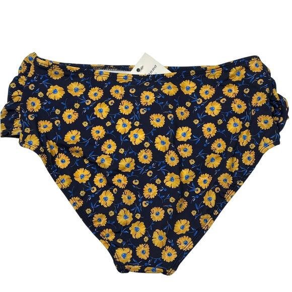 Shoshanna Daisy Daydream Tie-Neck Bikini Top Tie Front High Waist Bottoms L /DD - Picture 7 of 12